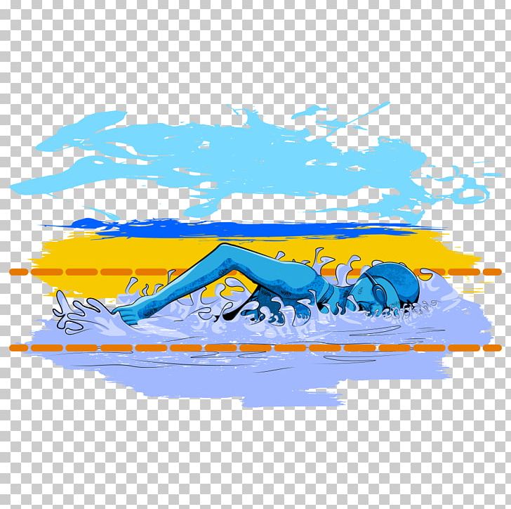 Cartoon Swimming Pool PNG, Clipart, Area, Art, Blue, Boys Swimming, Character Free PNG Download