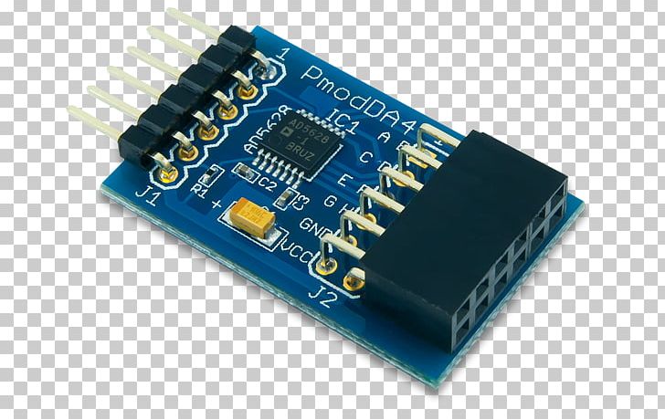 Microcontroller 12-bit Electronics Pmod Interface PNG, Clipart, 12bit, Analogtodigital Converter, Bit, Cir, Circuit Component Free PNG Download