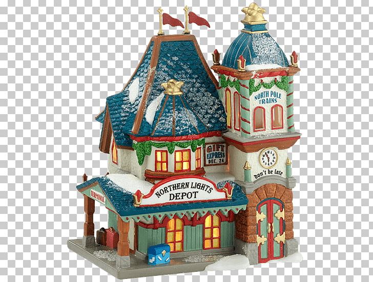 North Pole Department 56 Santa Claus Christmas Gingerbread House PNG, Clipart, Christmas, Christmas Decoration, Christmas Lights, Christmas Ornament, Christmas Village Free PNG Download
