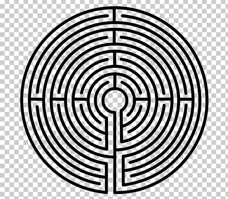 Daedalus Minotaur Chartres Cathedral Labyrinth Knossos PNG, Clipart, Area, Black And White, Celtic Maze, Chartres, Chartres Cathedral Free PNG Download