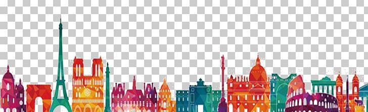 Paris Shanghai Graphic Design Silhouette PNG, Clipart, Adobe Illustrator, City, City Silhouette, Color, Color Pencil Free PNG Download