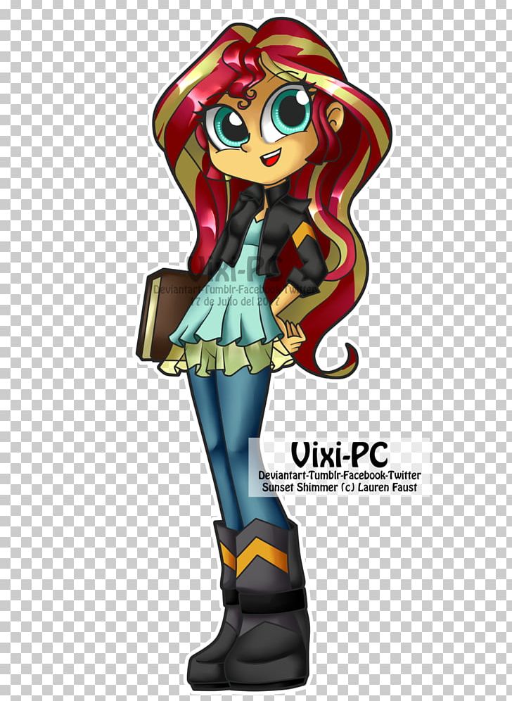 Sunset Shimmer My Little Pony Fluttershy Equestria PNG, Clipart, Action Figure, Cartoon, Deviantart, Drawing, Equestria Free PNG Download