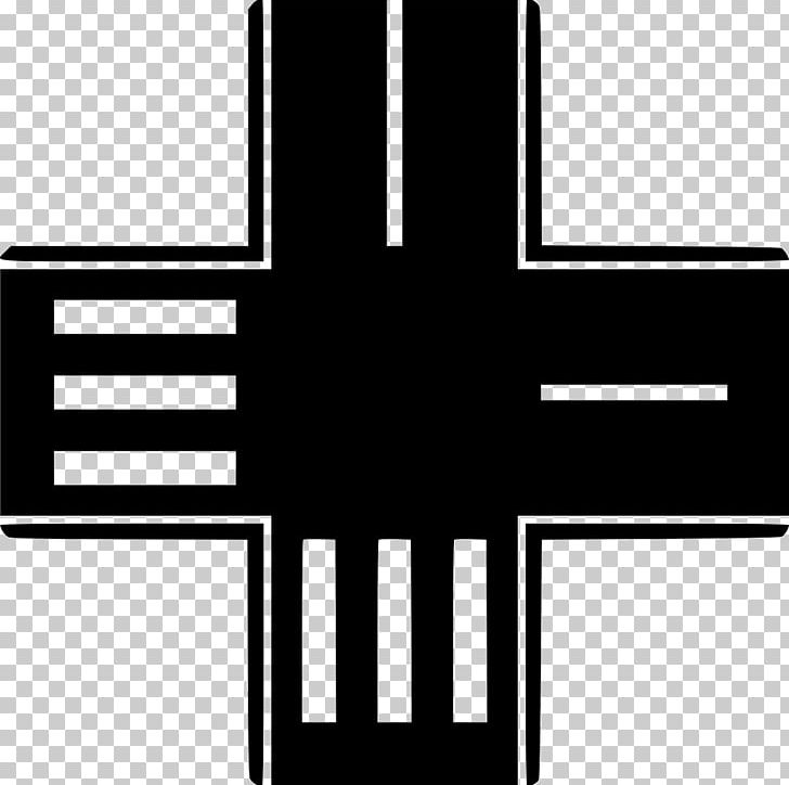 Computer Icons Road PNG, Clipart, Black, Black And White, Cdr, Computer Icons, Cross Free PNG Download