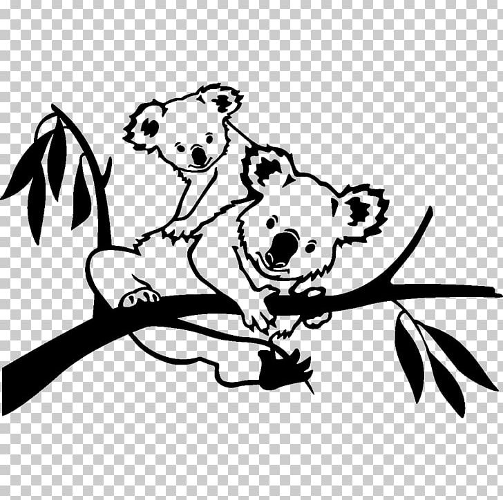Koala Wall Decal Sticker Tree PNG, Clipart, Animals, Art, Bear, Bird, Black Free PNG Download