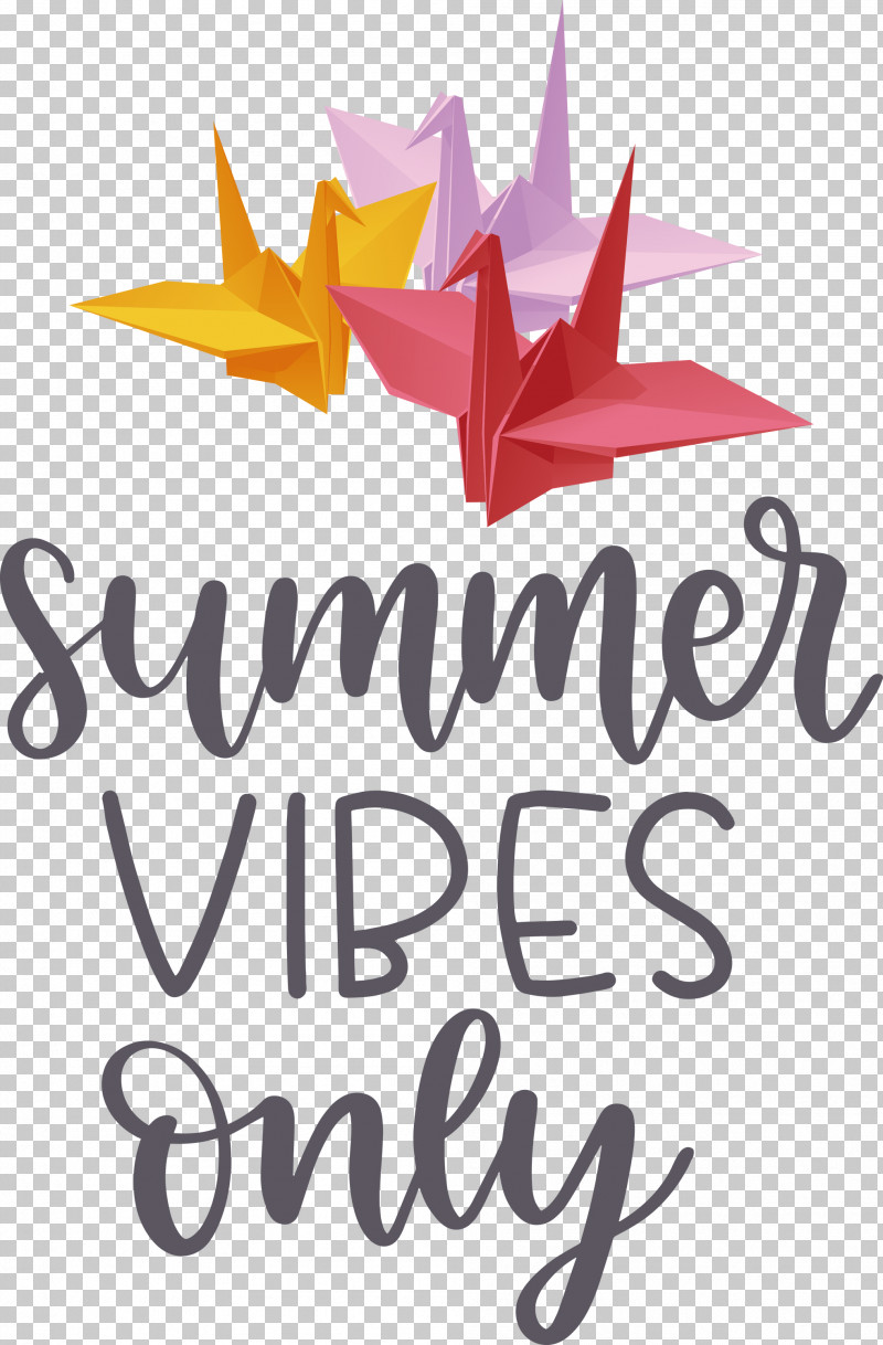 Summer Vibes Only Summer PNG, Clipart, Cranes, Line, Logo, Orizuru, Paper Free PNG Download