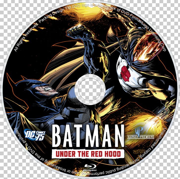 Red Hood Batman Jason Todd DVD Blu-ray Disc PNG, Clipart, Animation, Batman, Batman Under The Red Hood, Bluray Disc, Compact Disc Free PNG Download