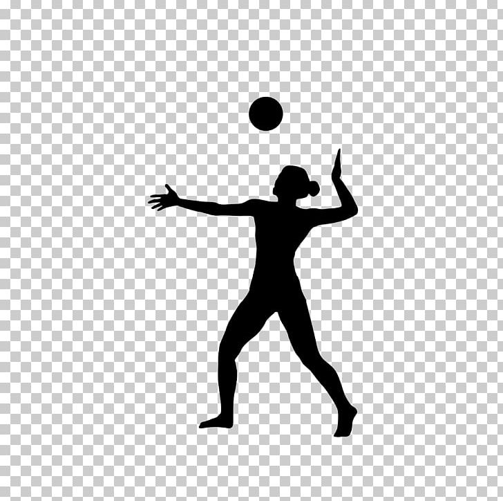 Volleyball Silhouette Sport PNG, Clipart, Ball Game, Black And White, Business Woman, Dots Per Inch, Fitness Free PNG Download