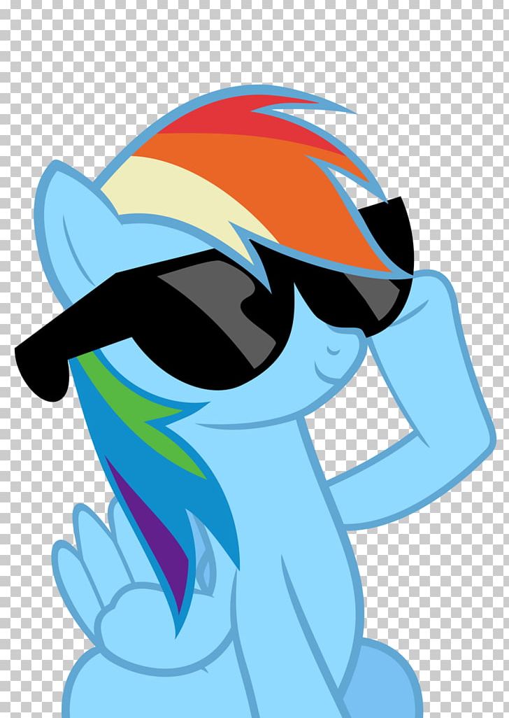 Rainbow Dash Sunglasses My Little Pony PNG, Clipart, Art, Cartoon, Desktop Wallpaper, Electric Blue, Equestria Free PNG Download
