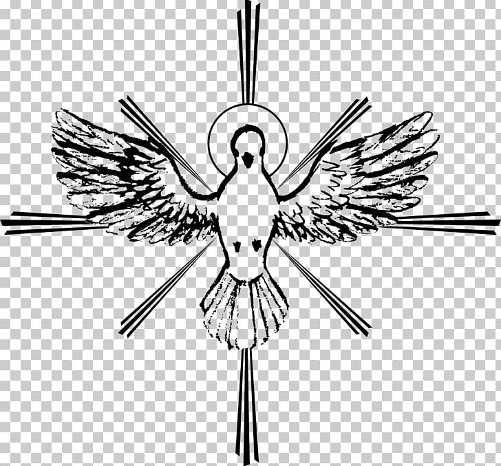 Gospel Of John Holy Spirit In Christianity Pentecost PNG, Clipart, Angel, Beak, Bird, Black And White, Christian Church Free PNG Download