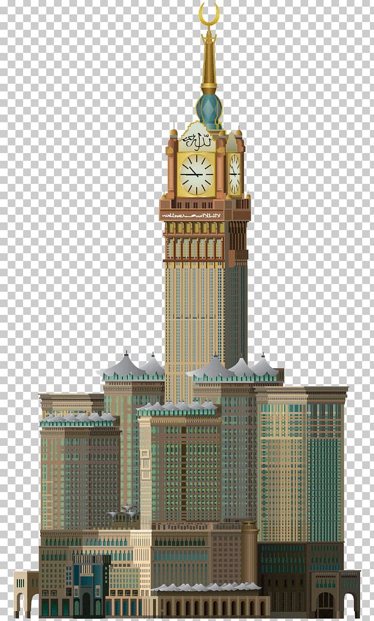 Abraj Al Bait Makkah Royal Clock Tower Hotel Willis Tower Burj Khalifa Taipei 101 PNG, Clipart, Architectural Engineering, Building, Classical Architecture, Clock Tower, Facade Free PNG Download