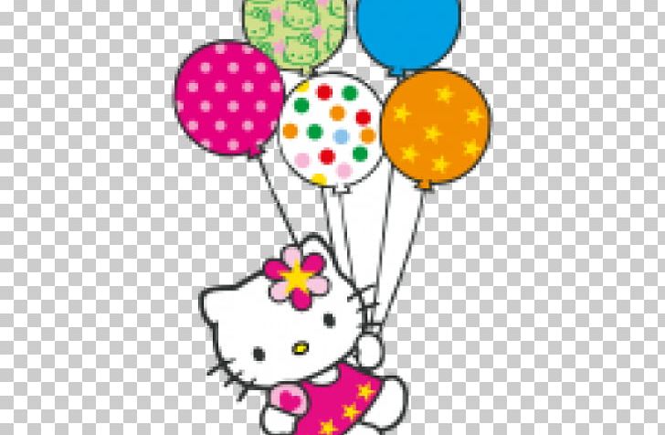 Hello Kitty Balloon Graphics PNG, Clipart, Area, Artwork, Balloon, Birthday, Flower Free PNG Download