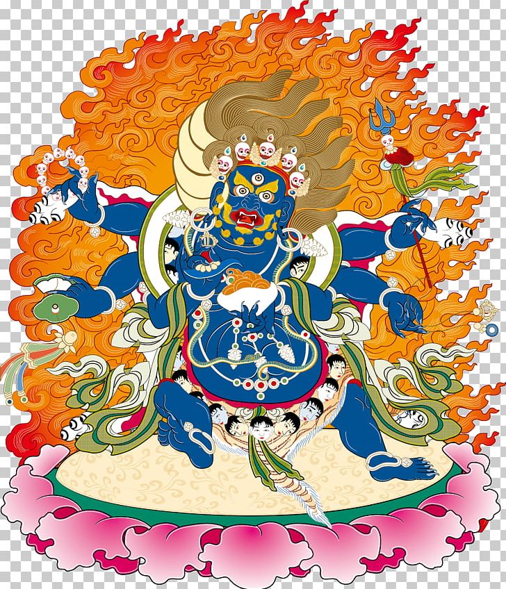 Yamantaka Wisdom King Marici Thangka PNG, Clipart, Adobe Illustrator, Ai Vector, Art, Bodhisattva, Buddhism Free PNG Download