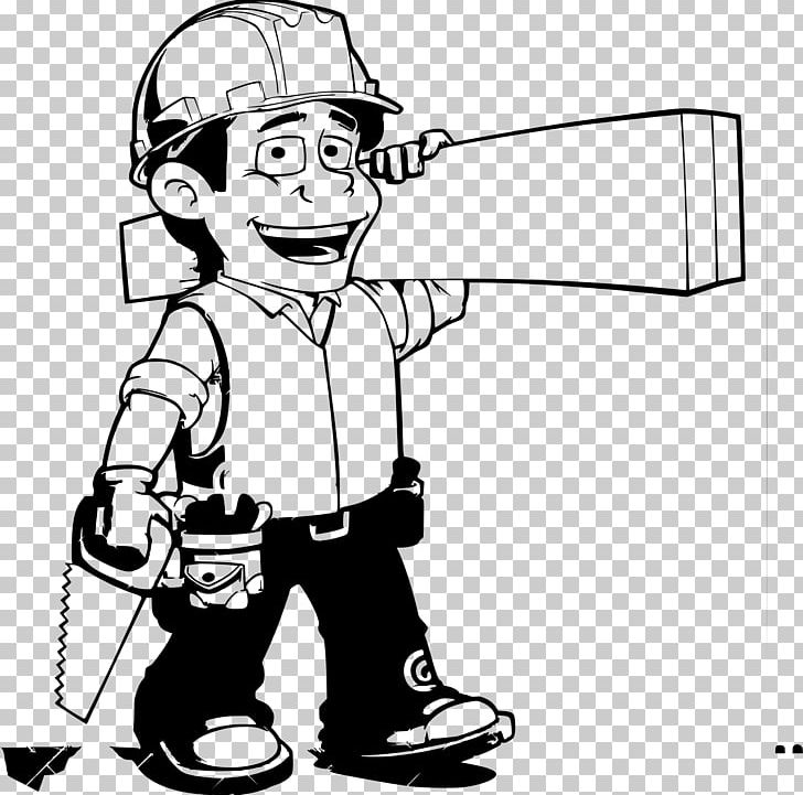 Carpenter PNG, Clipart, Angle, Architectural Engineering, Arm, Black, Black And White Free PNG Download