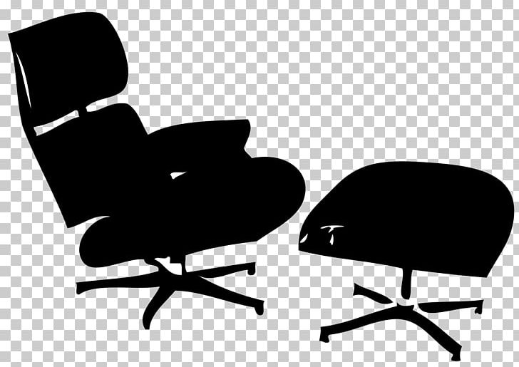 Eames Lounge Chair Charles And Ray Eames Eames Fiberglass Armchair Foot Rests PNG, Clipart, Angle, Black, Black And White, Brand, Chair Free PNG Download