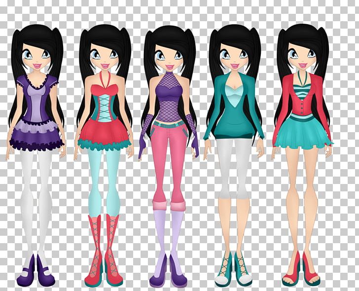 Black Hair Doll Cartoon Character Fiction PNG, Clipart, Black Hair, Cartoon, Casual Dress, Character, Doll Free PNG Download