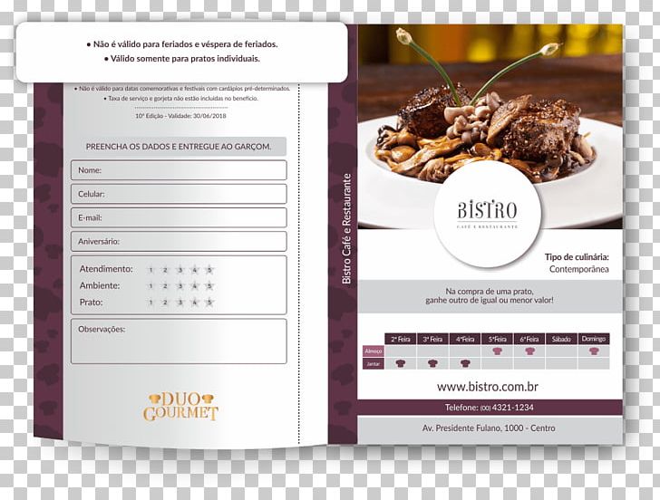 Gourmet Restaurant Recipe Voucher Book PNG, Clipart, Belo Horizonte, Book, Brand, Brochure, Coupon Free PNG Download