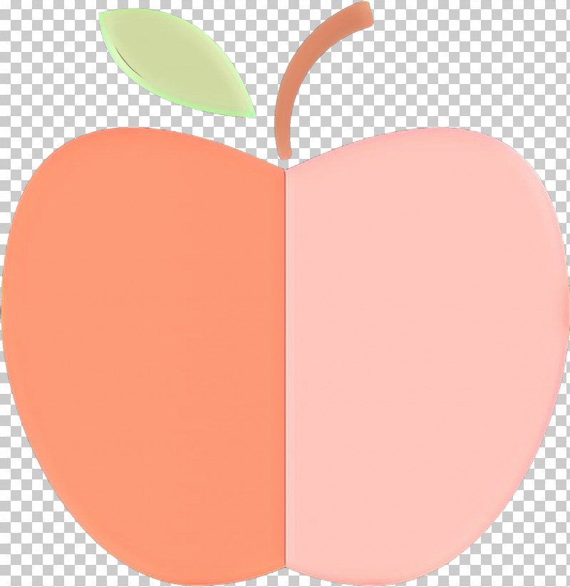 Pink Fruit Apple Peach Leaf PNG, Clipart, Apple, Fruit, Heart, Leaf, Peach Free PNG Download