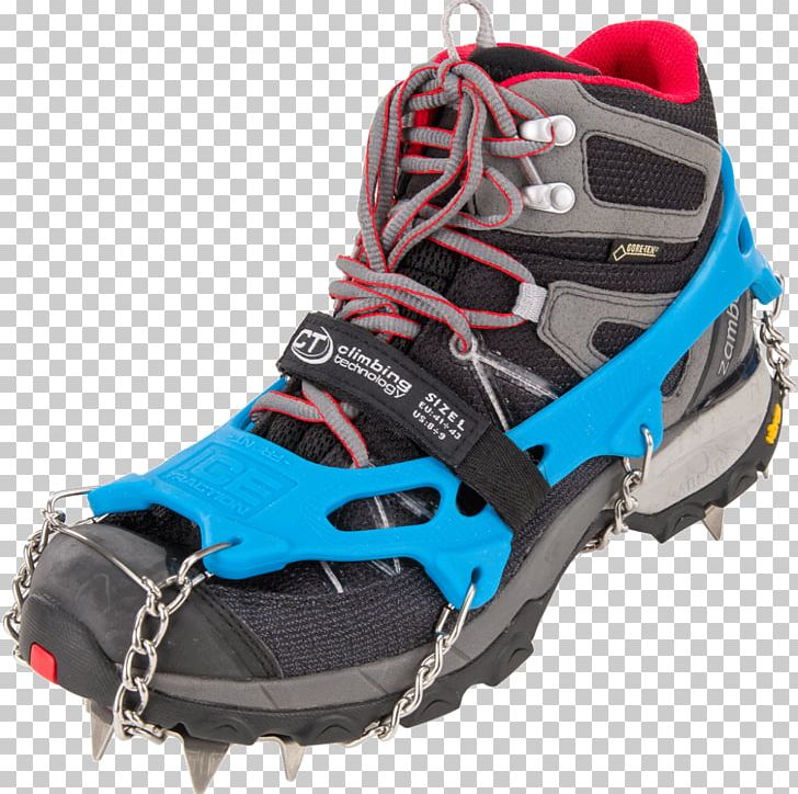 Crampons Ice Axe Rock Climbing Mountaineering PNG, Clipart, Athletic Shoe, Climbing, Crampons, Cross Training Shoe, Electric Blue Free PNG Download