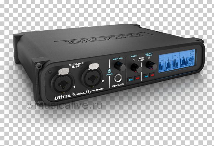 MOTU UltraLite-mk4 Audio USB Mark Of The Unicorn Interface PNG, Clipart, Audio, Audio Equipment, Computer, Electronic Device, Electronics Free PNG Download