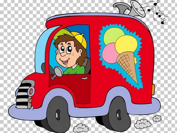Ice Cream Van Ice Cream Van Car Truck PNG, Clipart, Area, Artwork, Automotive Design, Car, Cartoon Free PNG Download