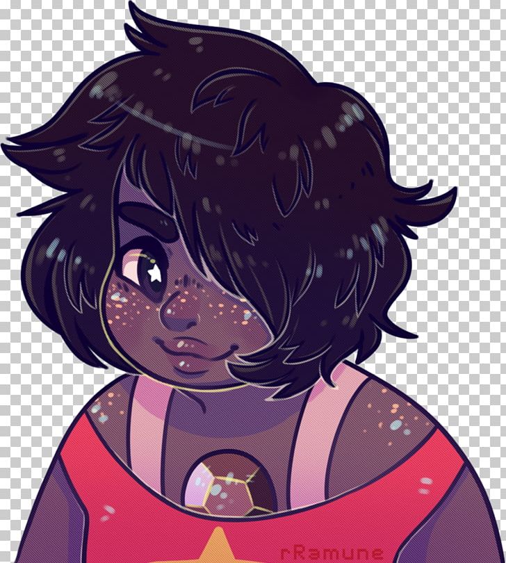 Connie Smoky Quartz Fan Art PNG, Clipart, Anime, Art, Bismut, Black Hair, Cartoon Free PNG Download