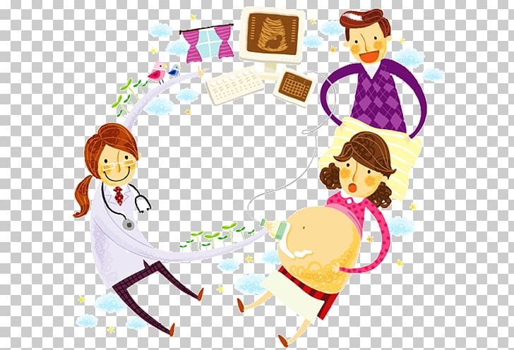 Pregnancy Physician Illustration PNG, Clipart, Area, Art, Cartoon, Child, Doctors Free PNG Download