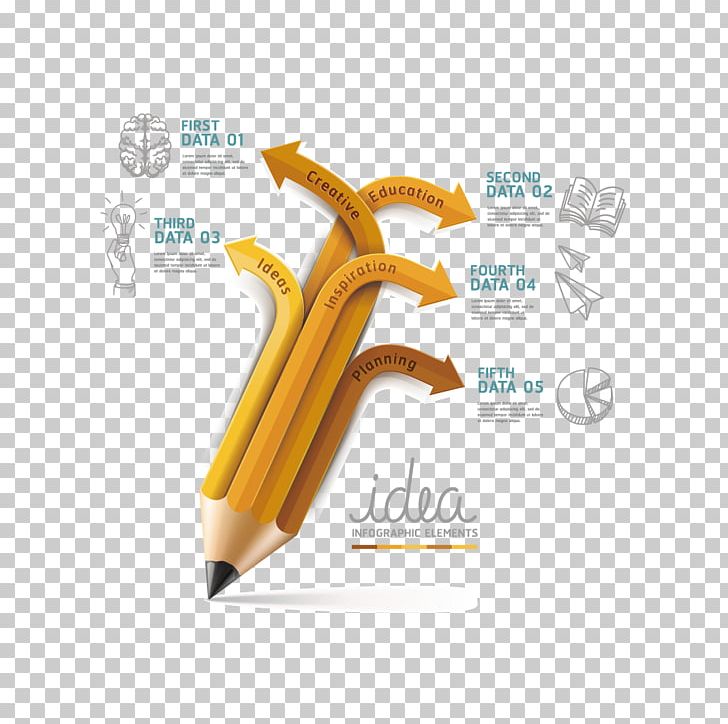Infographic Pencil Education Illustration PNG, Clipart, Arrow, Creative Artwork, Creative Background, Creative Graphics, Creative Logo Design Free PNG Download