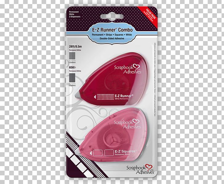 Adhesive Tape 3L E Z Runner Permanent Tape 28 Feet 2 Pkg 1646 Scrapbook Adhesives E-Z Runner Dispenser-Permanent Scrapbooking PNG, Clipart, Adhesive, Adhesive Tape, Magenta, Paper, Photo Corners Free PNG Download