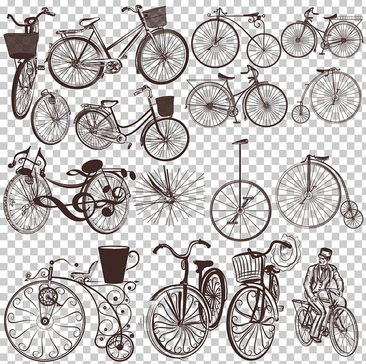 Bicycle Cycling Stock Photography Illustration PNG, Clipart, Bicycle Accessory, Bicycle Frame, Bicycle Part, Hand Drawn, Happy Birthday Vector Images Free PNG Download