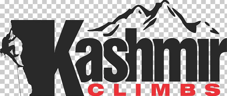Logo Kashmir Ice Climbing Trekking PNG, Clipart, Advertising, Black, Black And White, Brand, Climbing Free PNG Download