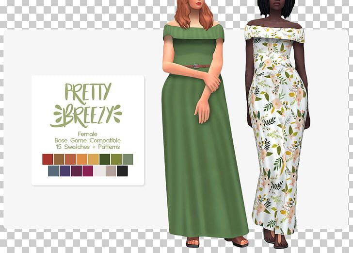 The Sims 4 Sleeve Maxi Dress Clothing PNG, Clipart, Clothing, Color, Day Dress, Dress, Fashion Free PNG Download