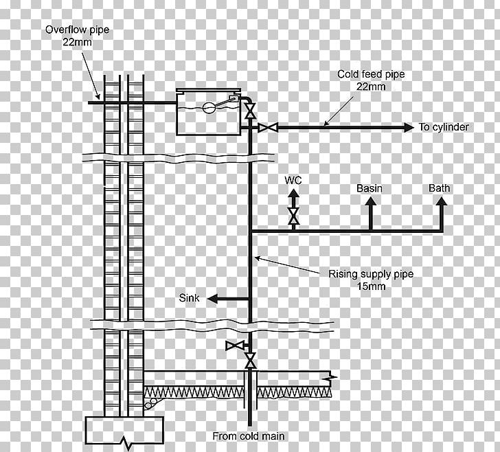 Water Supply Network System Rainwater Harvesting PNG, Clipart, Angle, Area, Black And White, Drawing, Drinking Water Free PNG Download