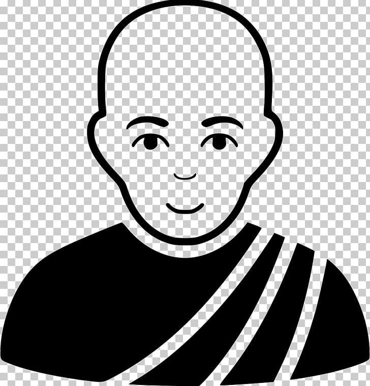 Monk Buddhism Computer Icons Bhikkhu Symbol PNG, Clipart, Bhikkhu, Black, Buddhist, Buddhist Temple, Face Free PNG Download