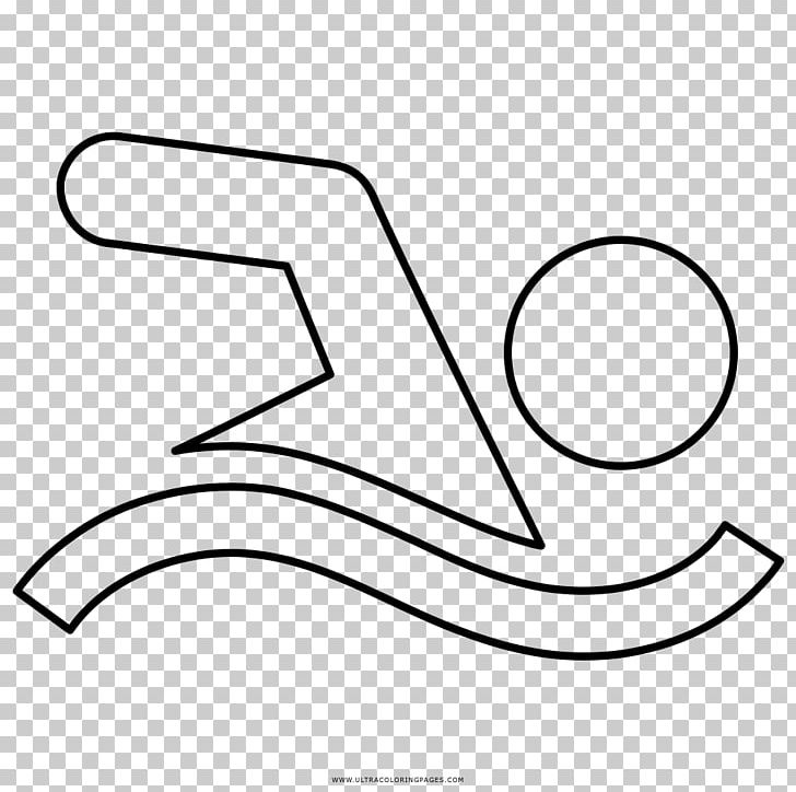 Drawing Coloring Book Swimming Line Art PNG, Clipart, Angle, Animated Cartoon, Area, Art, Artwork Free PNG Download