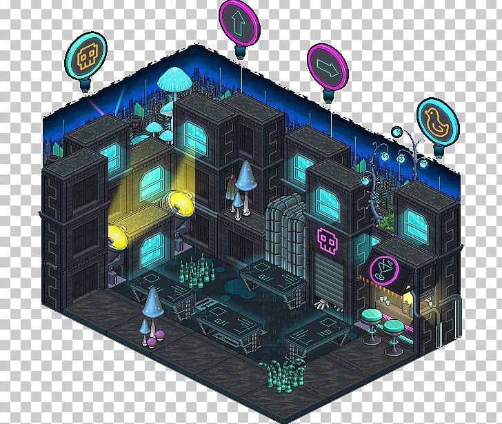Habbo Game Cyberpunk Virtual Community PNG, Clipart, City, Community, Cyberpunk, Download, Electronics Free PNG Download