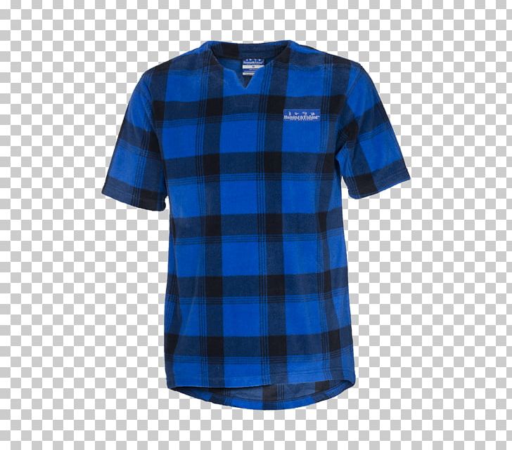 Tartan T-shirt Sleeve Full Plaid Dress PNG, Clipart, Active Shirt, Blue, Clothing, Cobalt Blue, Day Dress Free PNG Download