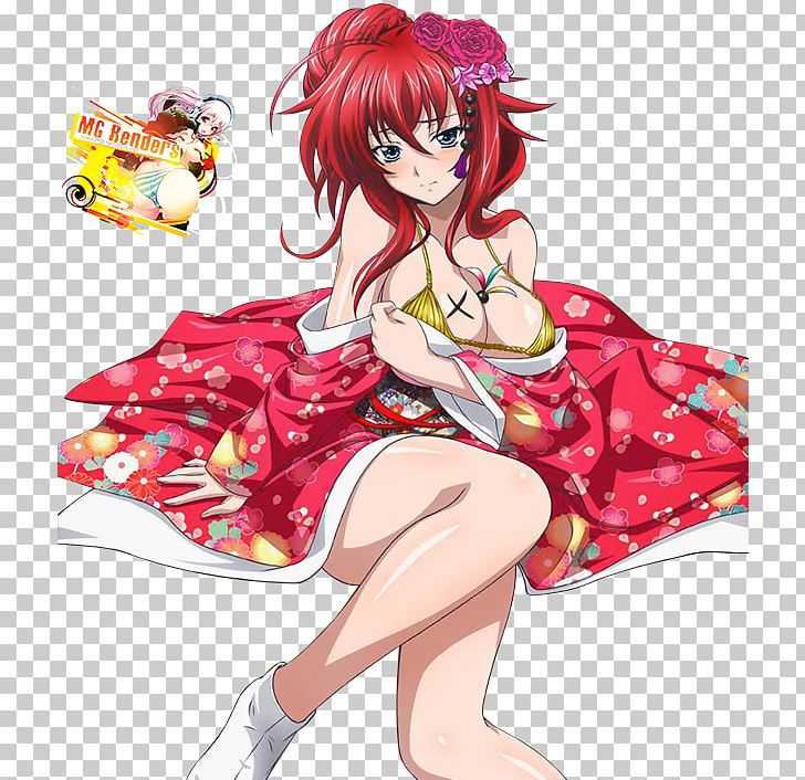 Rias Gremory High School DxD PNG, Clipart, Anime, Art, Boobies, Brown Hair, Cg Artwork Free PNG Download