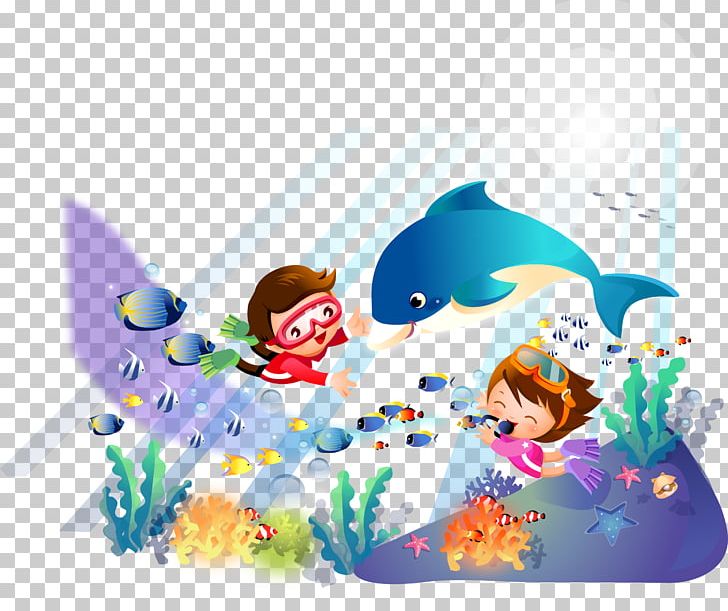 Seabed Cartoon Fish PNG, Clipart, Adventures, Aquatic Plant, Computer Wallpaper, Coral, Fictional Character Free PNG Download