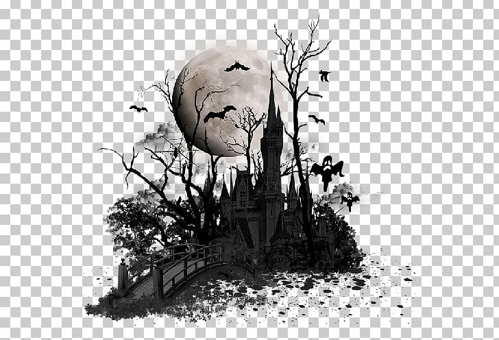 Black And White Halloween 仮装 PNG, Clipart, 31 October, Art, Black And White, Branch, Computer Wallpaper Free PNG Download