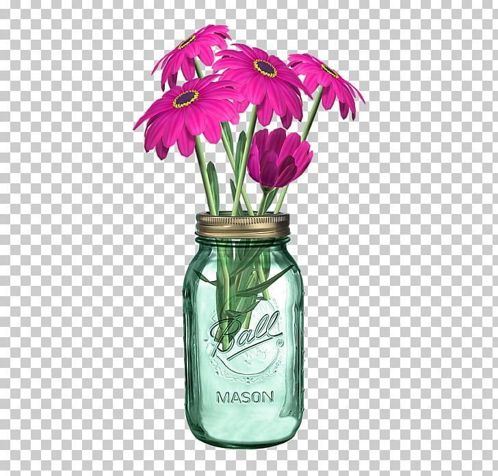 Floral Design Mason Jar Vase Glass Bottle Cut Flowers PNG, Clipart, Bottle, Cut Flowers, Drinkware, Family, Floral Design Free PNG Download
