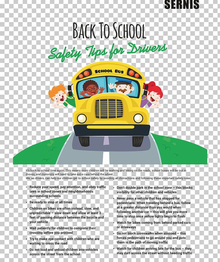 School Bus Safety School Bus Student PNG, Clipart, Advertising, Brand, Bus, Compact Car, Driving Free PNG Download