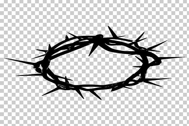 Crown Of Thorns Christianity Thorns PNG, Clipart, Angle, Black And White, Branch, Christianity, Clip Art Free PNG Download