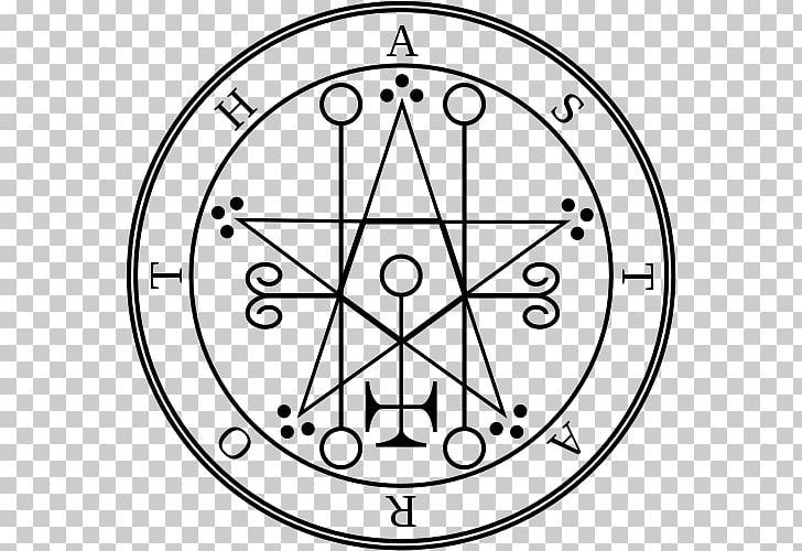Lesser Key Of Solomon Astaroth Goetia Sigil PNG, Clipart, Angle, Area, Astaroth, Black And White, Circle Free PNG Download