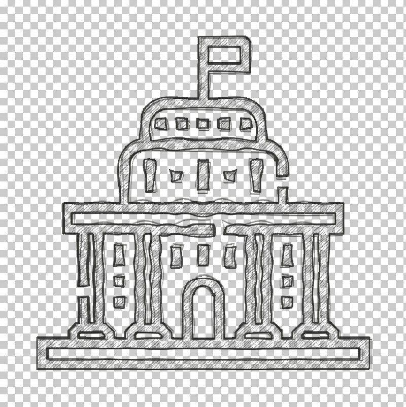 City Elements Icon Government Icon Architecture And City Icon PNG, Clipart, Architecture And City Icon, Black, Black And White, City Elements Icon, Geometry Free PNG Download