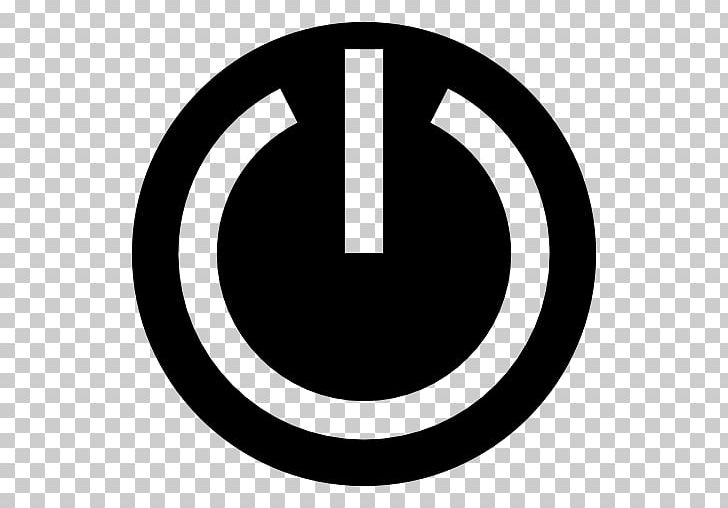 Computer Icons Power Symbol Button PNG, Clipart, Area, Black And White, Brand, Button, Circle Free PNG Download
