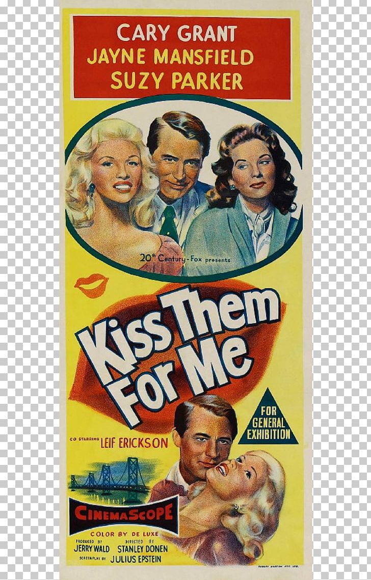 Cary Grant Jayne Mansfield Kiss Them For Me Suzy Parker Film PNG, Clipart, Advertising, Cary Grant, Film, Flavor, Imdb Free PNG Download