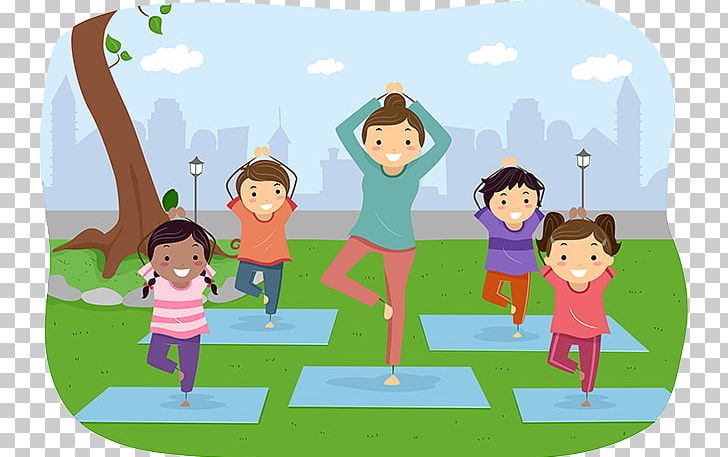 kids exercise animated