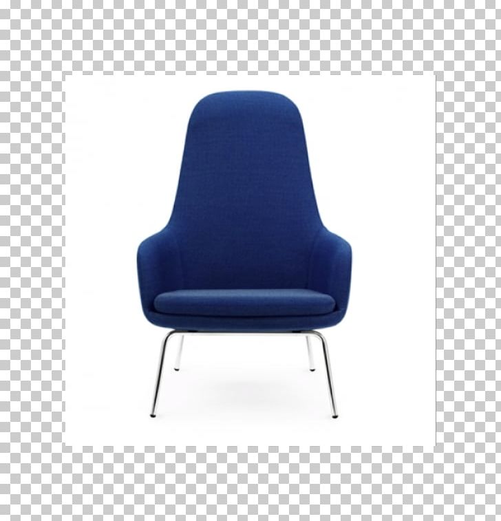 Eames Lounge Chair Leather Normann Copenhagen Wing Chair PNG, Clipart, Angle, Armrest, Chair, Chaise Longue, Cobalt Blue Free PNG Download