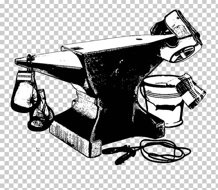 Anvil Blacksmith Tool PNG, Clipart, Anvil, Automotive Design, Black And White, Blacksmith, Drawing Free PNG Download