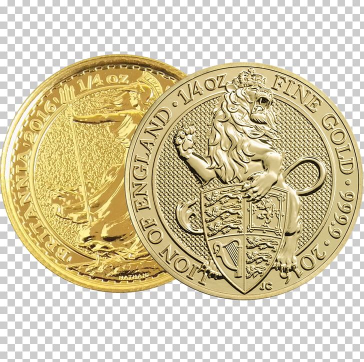 The Queen's Beasts United Kingdom Gold Coin PNG, Clipart,  Free PNG Download